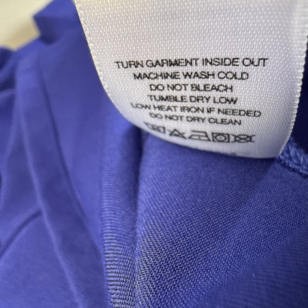 Figs Technical Collection Pullover Scrub Top Women’s Size XL Blue Vet Tech Nurse - Picture 9 of 10